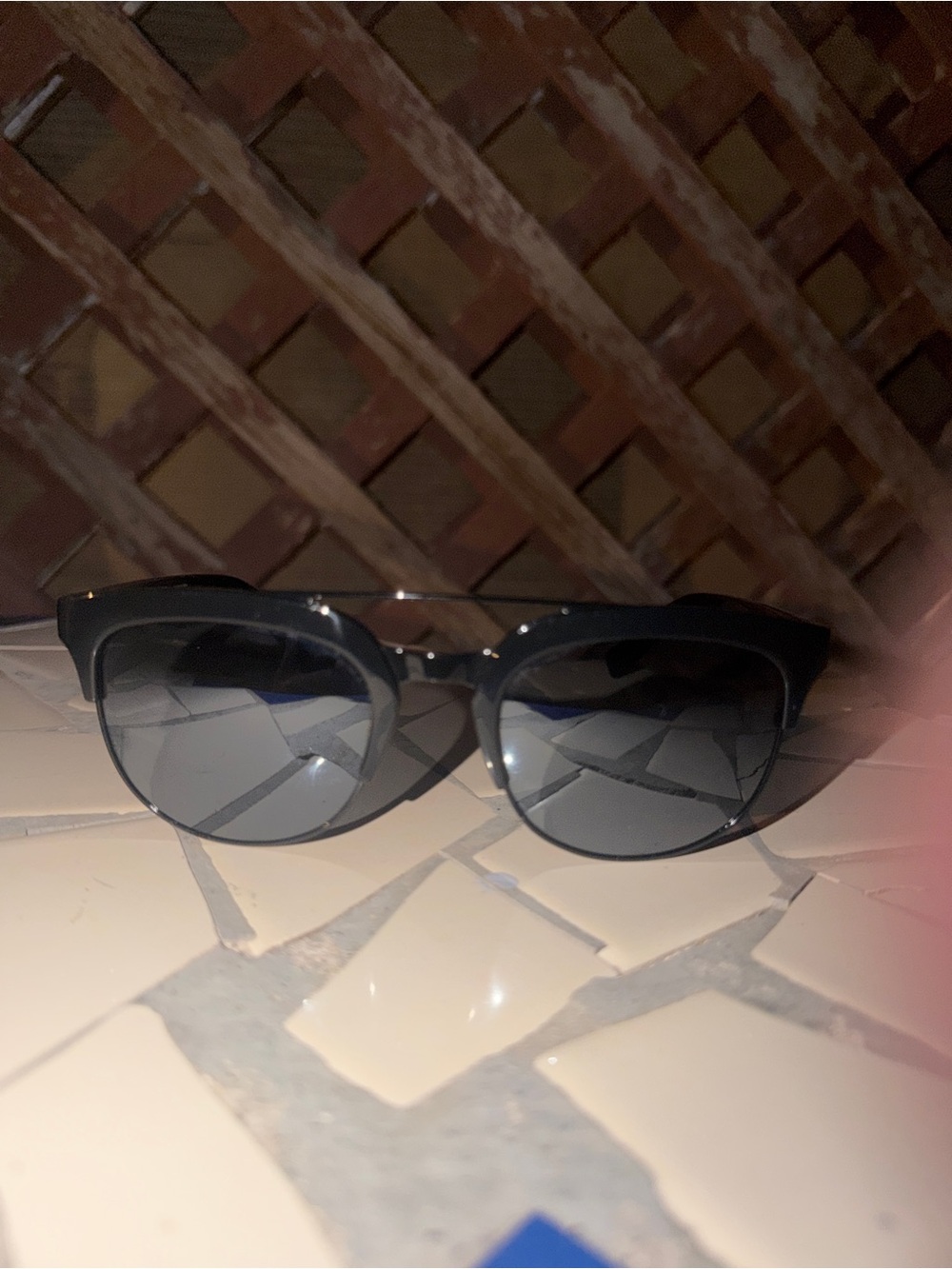 Dolce & Gabbana Black Cat-Eye Sunglasses for Women